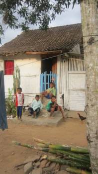 Bali - Kinderen op de stoep