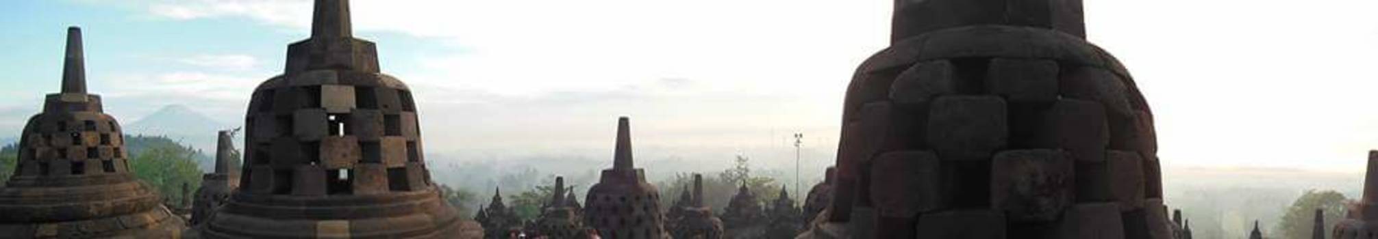 Borobudur - Borobudur bij zonsopgang