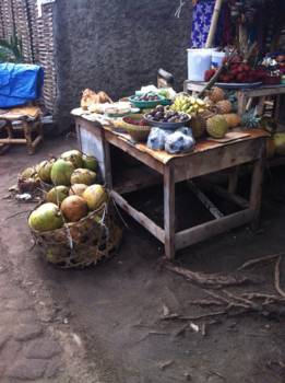 Gili-eilanden - Toko on Gili Air 2013