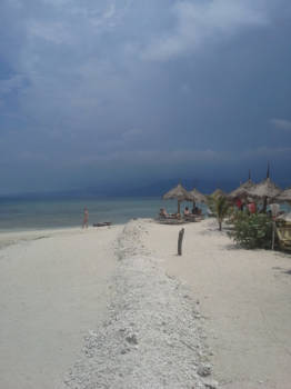 Gili-eilanden - Koraaldam bij Gili Air hotel