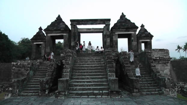 Yogyakarta - Tempel buiten Yokja