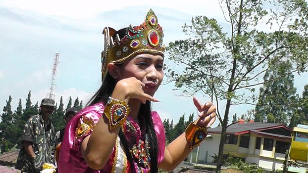 Yogyakarta - Traditionele danseres