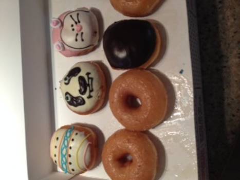 Jakarta - Diverse donuts als lunch in Jakarta