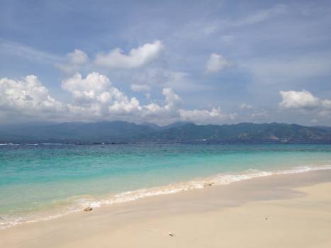 Gili-eilanden - Gili Meno met uitzicht op Gili Trawangan