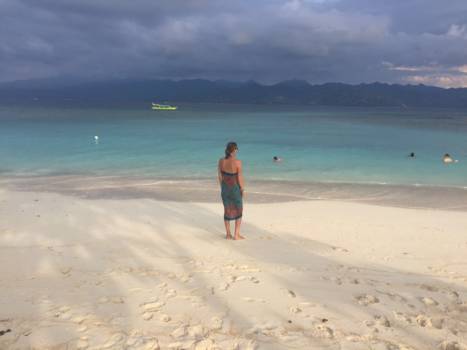 Gili-eilanden - Gili Trawangan met uitzicht op Lombok