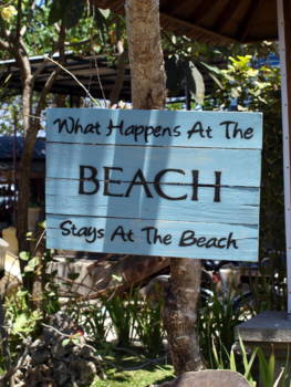 Sanur - 'What happens at the beach, stays at the beach'