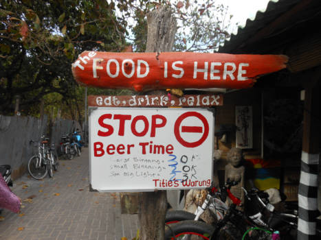 Bali - Dan kun je niet doorlopen! :-)