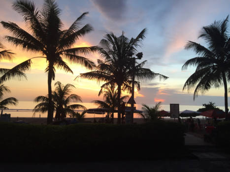 Denpasar - Bali sunset
