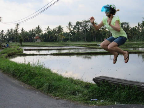 Ubud - Feeling like Super Mario bij rijstvelden in Ubud