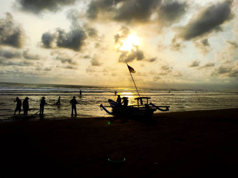 Java - Traditionele vissers Pangandaran