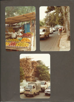 Java - Straat in Jakarta 1983