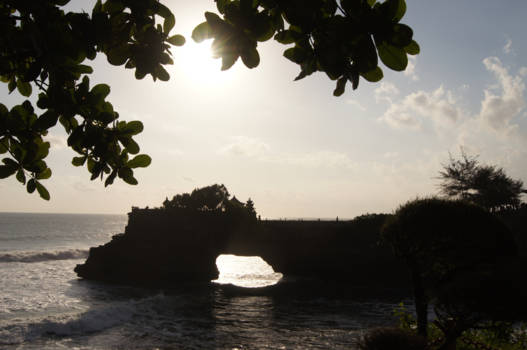 Bali - Sunset pura tanah lot tempel