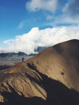 Bromo National Park - Running up that volcano