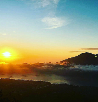 Bali - Sunset at Mount Batur