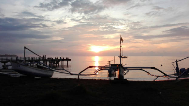Bali - Mooie zonsondergangen in Bali Indonesië waar ik zo van genieten kan..