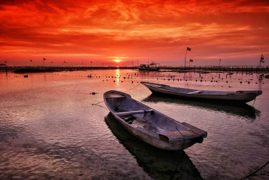 Nusa Lembongan - Rusten na een dag werken