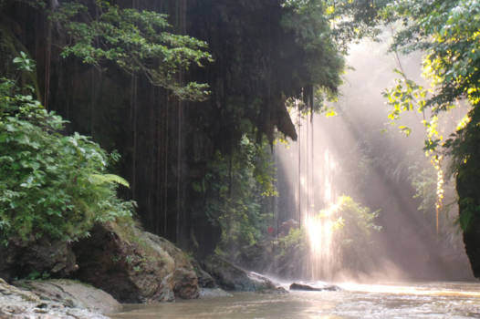 Java - Green canyon in Pangandaran Indonesië