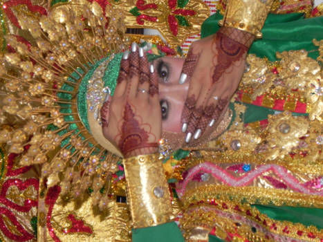 Java - bruid in traditionele kledij