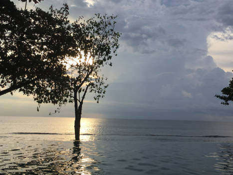 Lombok - Zonsondergang Senggigi Lombok Indonesië