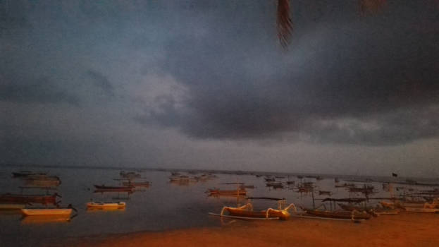 Bali - Zonsondergang Bali, Sanur