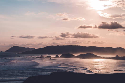 Lombok - Sunset on Kuta Lombok