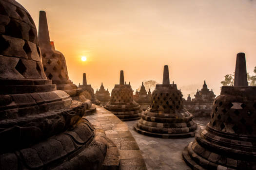 Borobudur - Borobudur Temple Java Indonesie