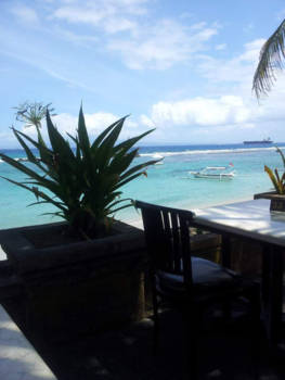 Candidasa - Uitzicht op zee