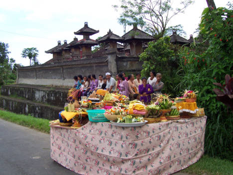 Denpasar - Offerfeest in Bali !