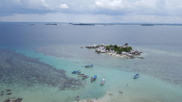Belitung - Uitzicht vanuit de vuurtoren