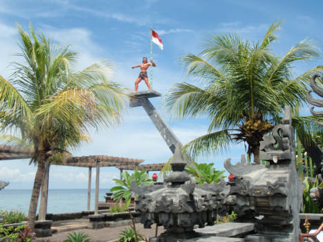 Singaraja - Indonesia Merdeka!  Vrijheid voor Indonesie!