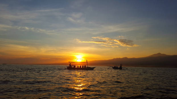 Bali - Zonsopgang met dolfijnen spotten.