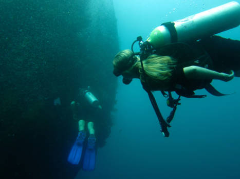 USS Liberty Shipwreck - Bij het schipwrak