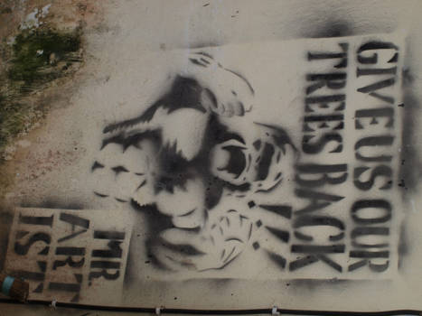 Ubud - ''Give us our trees back''