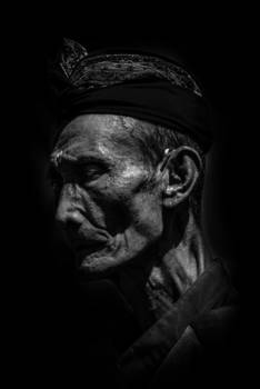 Bali - Mooie oude Man.