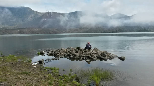 Gunung Rinjani - Het meer op de Rinjani