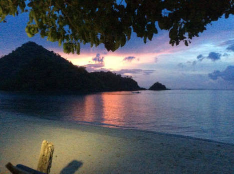 Labuan Bajo - Zonsondergang