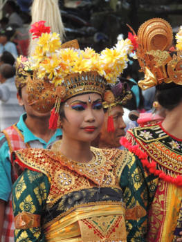 Singaraja - Optocht onafhankelijkheidsdag in Singaraja (Bali)