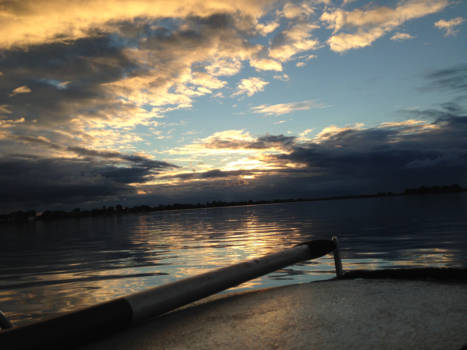 Denpasar - Ondergaande zon