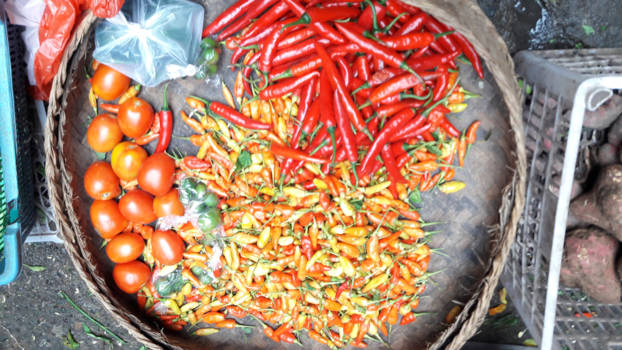 Ubud - Ubud market spices