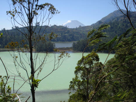 Java - Kleurrijkmeer bij Diengplateau