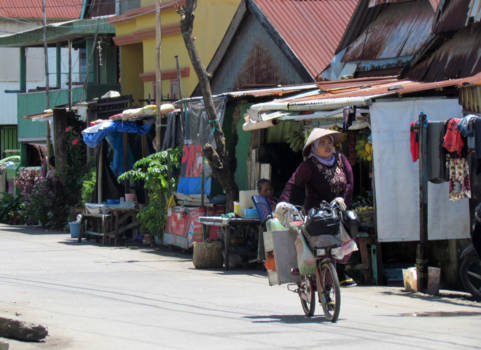 Sulawesi - straatje in oud Makassar