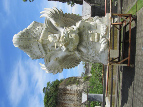 Bali - Maquette van het grootste beeld 105 mtr