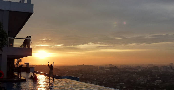 Semarang - lekker genieten op de top van de wereld
