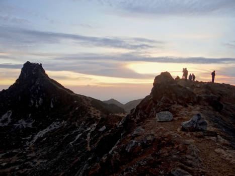 Berastagi - Zonsopgang op de Sibayak vulkaan!