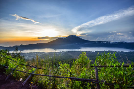 Bali - When on top of a vulcano, watching 2 other vulcanos!