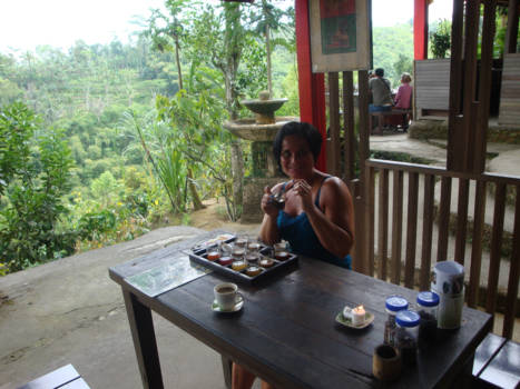 Bali - Coffee and thee tasting Kifey coffee