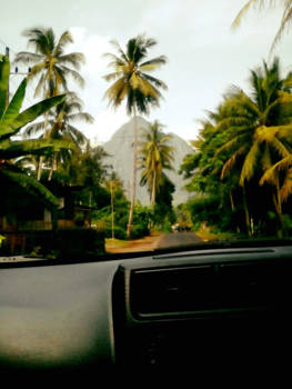 Bali - Te zien van af mijn weeshuis in Bali