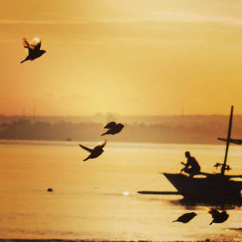 Bali - Serene zonsondergang