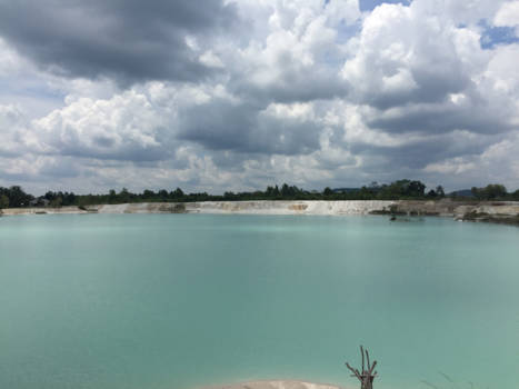 Belitung - Danau Kaolin Belitung Indonesia