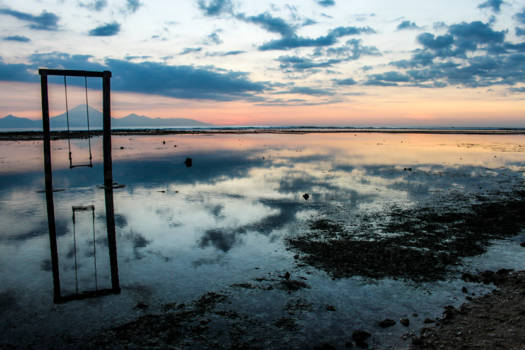 Gili-eilanden - Majestic sunset